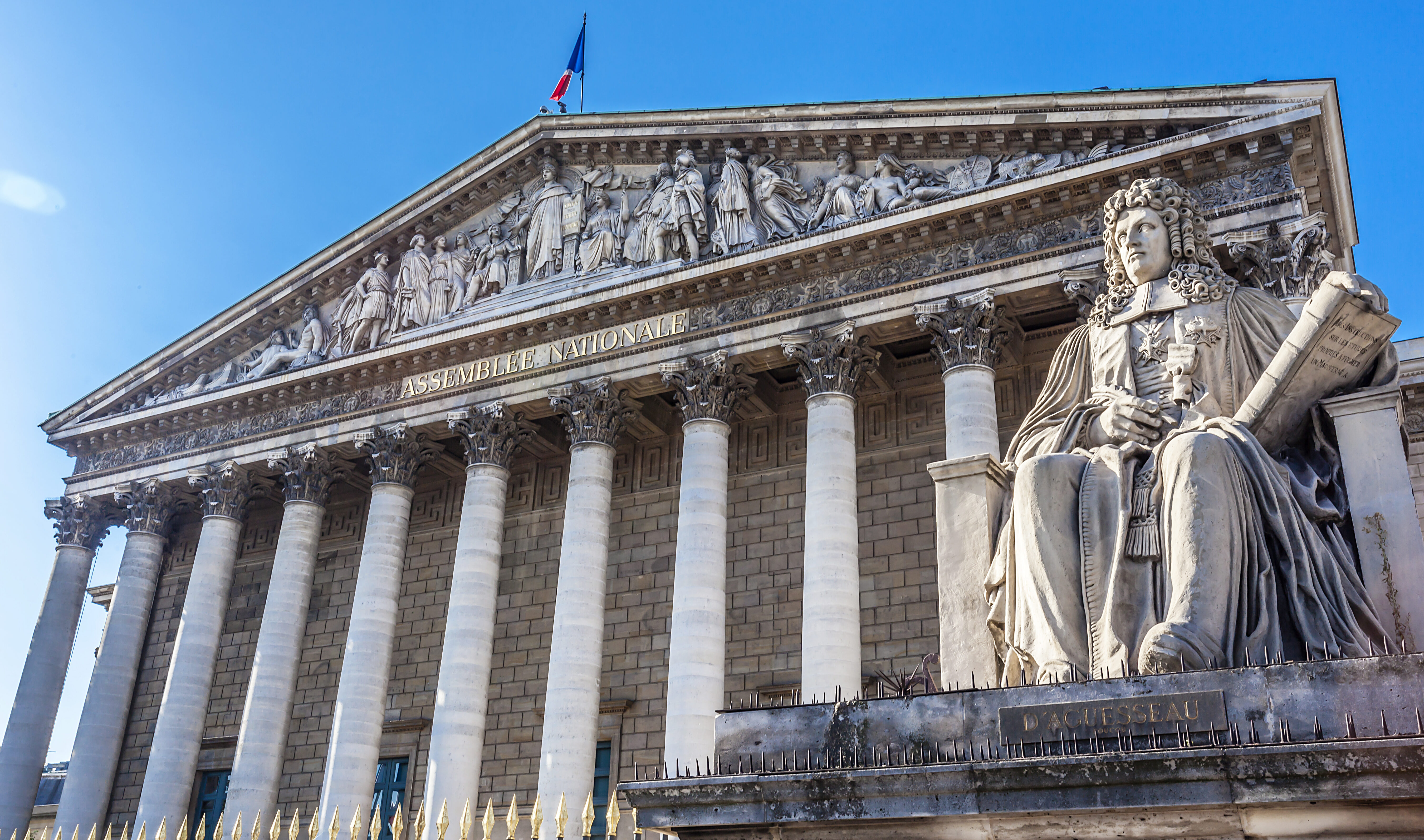 Pałac Burbonów - Siedziba Zgromadzenia Narodowego Francji, fot. Jacky Delville, wikimedia