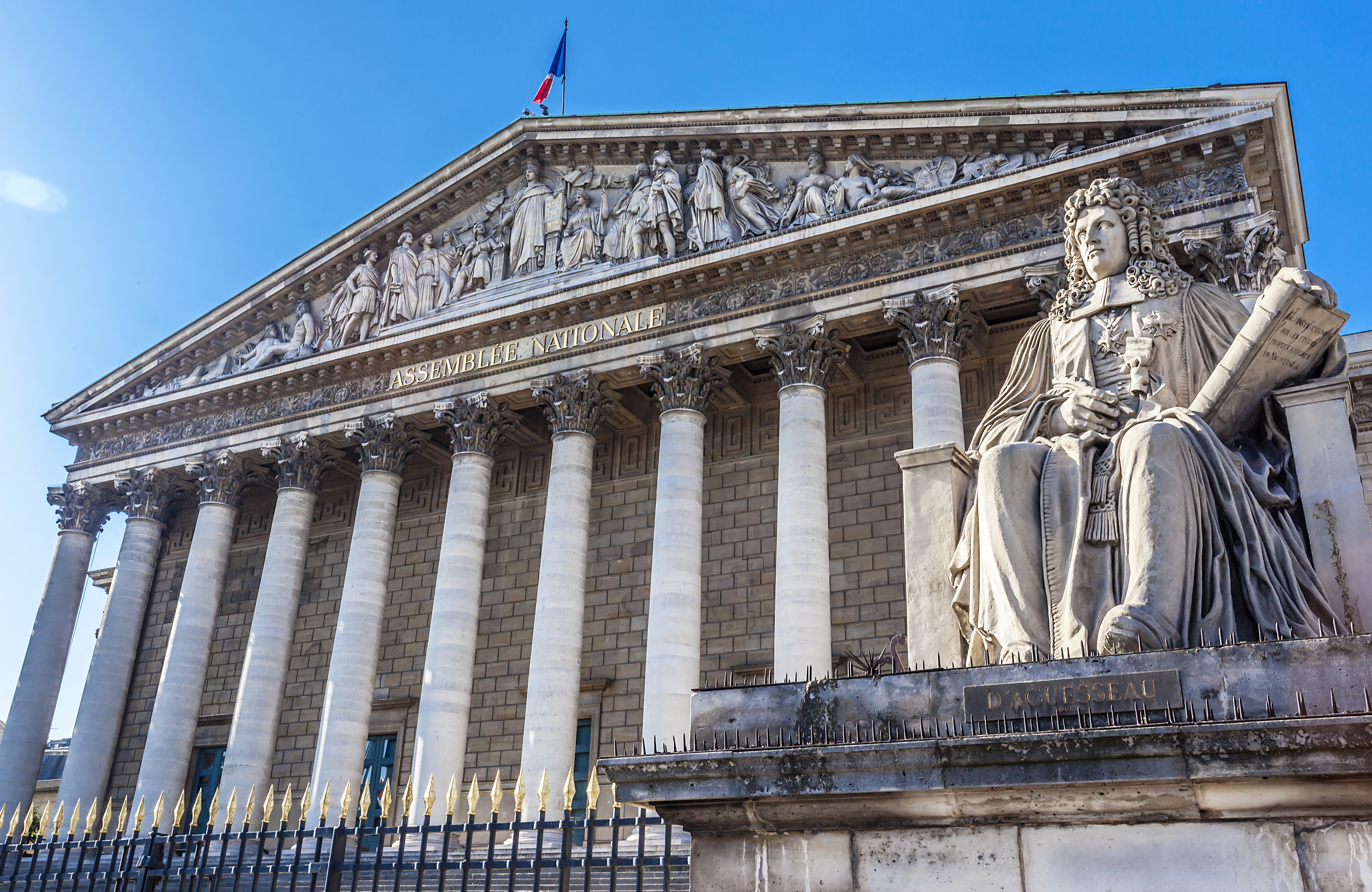 Pałac Burbonów - Siedziba Zgromadzenia Narodowego Francji, fot. Jacky Delville, wikimedia