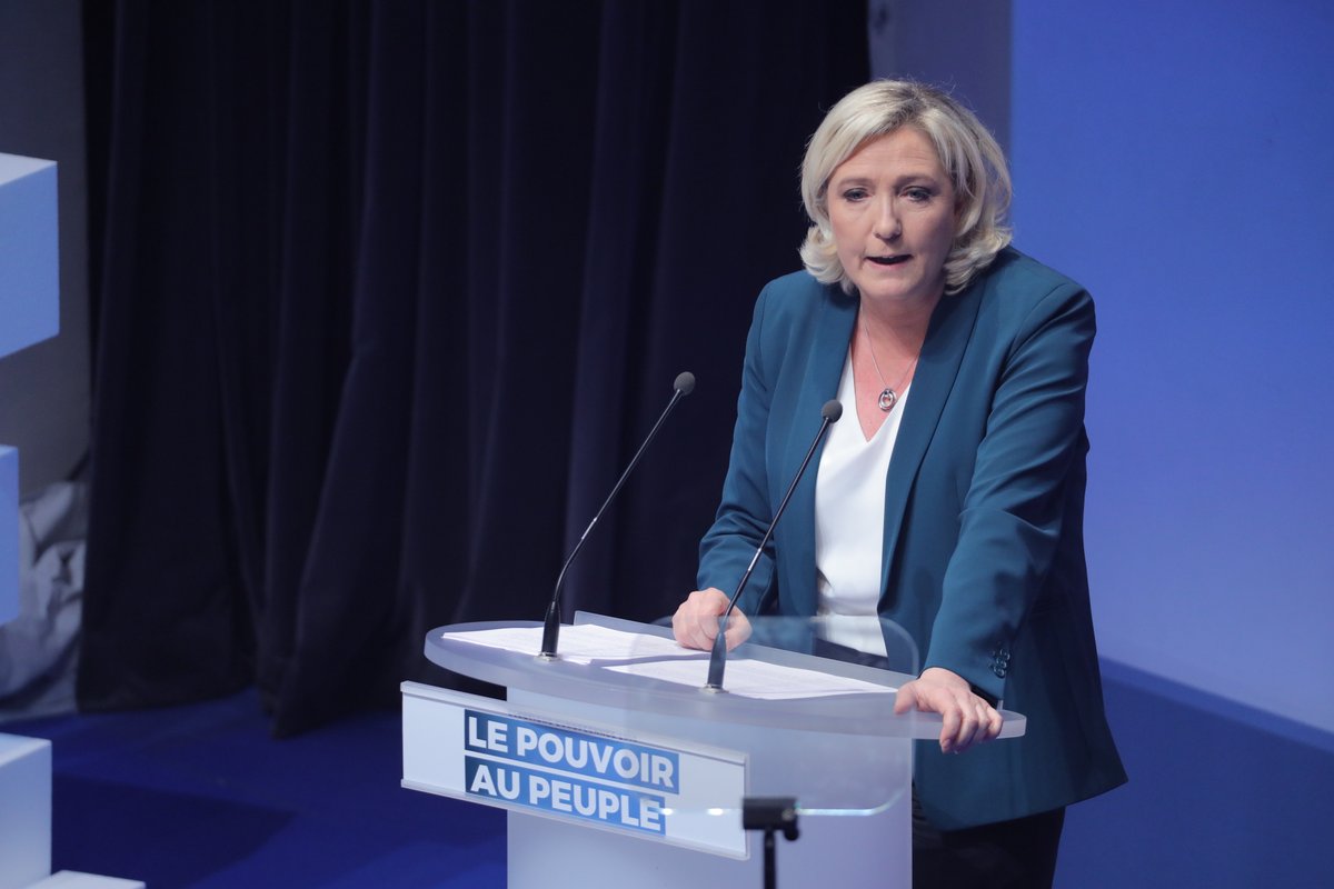 Fot. Konto na Twitterze Marine Le Pen