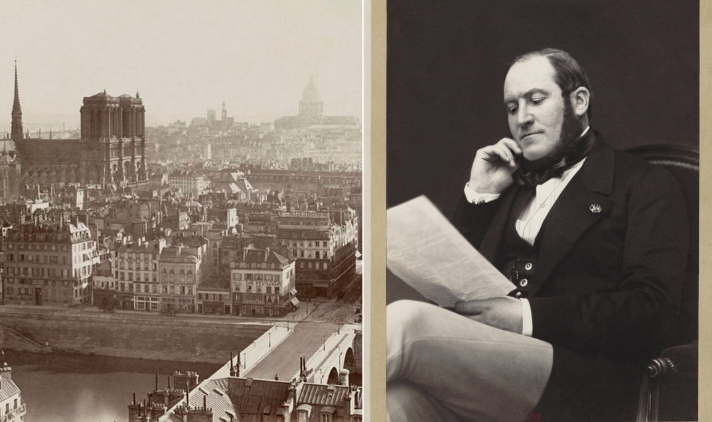 Paryż, ok 1865 r./baron Haussmann ok. 1860 r./Wikimedia Commons