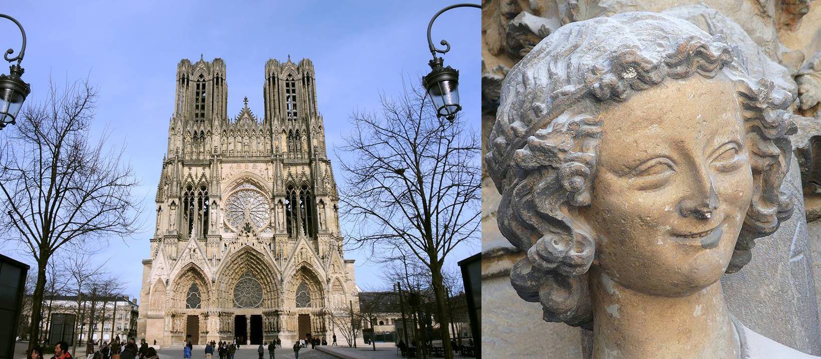Katedra-Notre-Dame-de-Reims fot. Marcin Witamborski, Uśmiechnięty Anioł / Wikimedia Commons