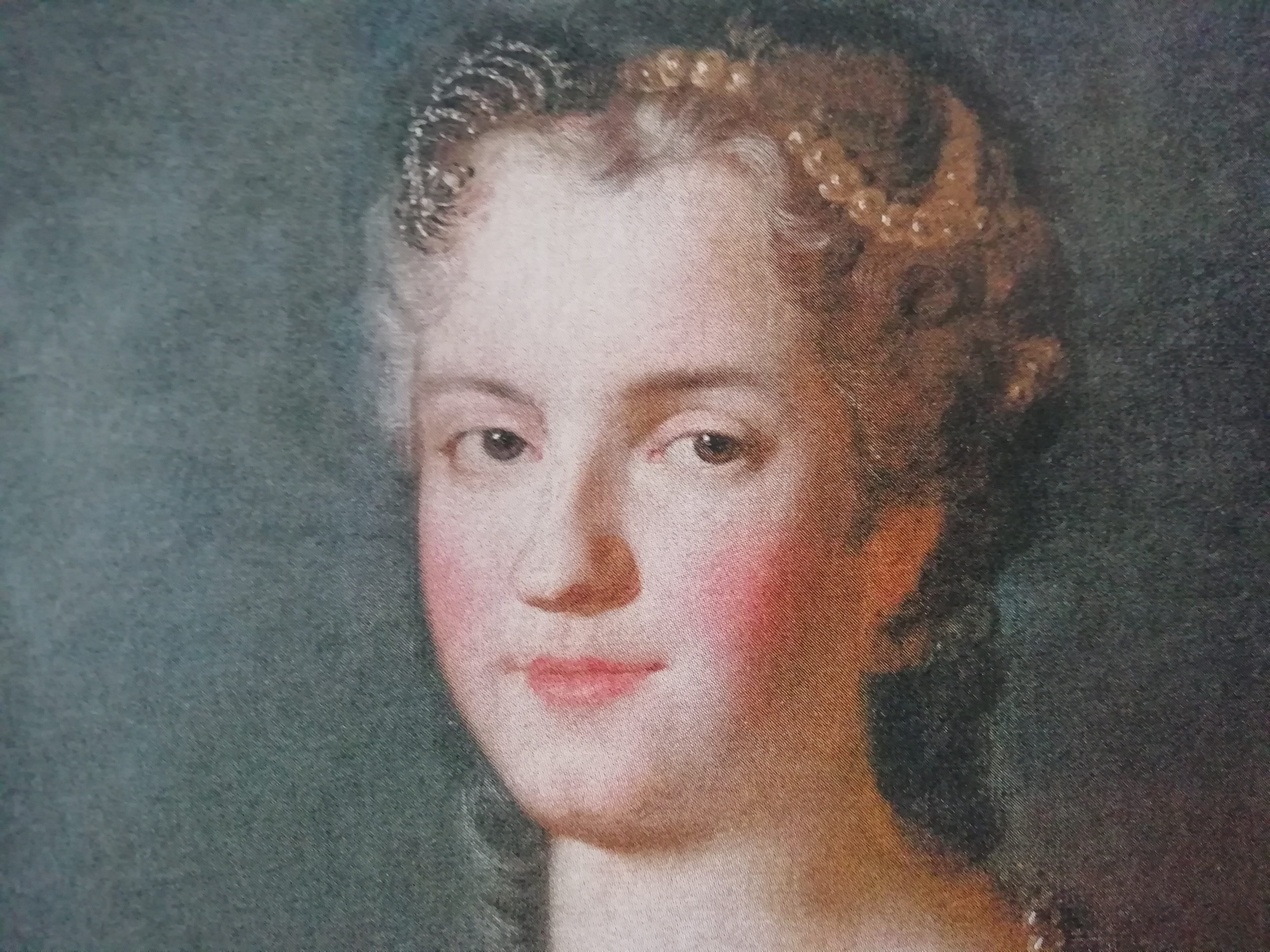 fragment portretu Marii Leszczyńskiej autorstwa Pierre'a Goberta / Wikimedia Commons