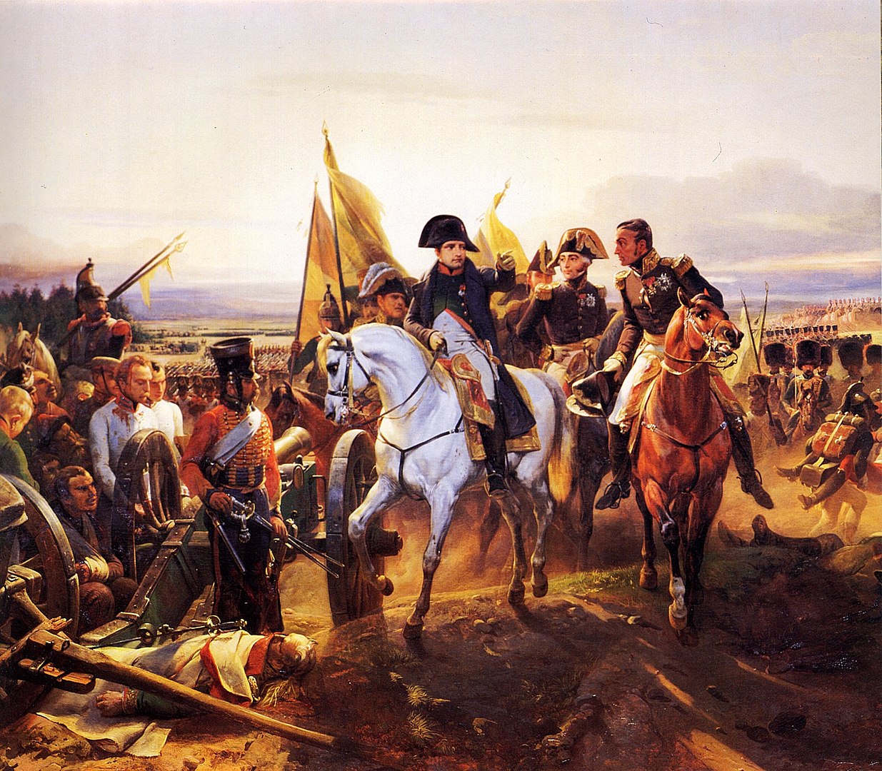 Napoleon na polu bitwy pod Frydlandem, fot. wikimedia (domena publiczna)