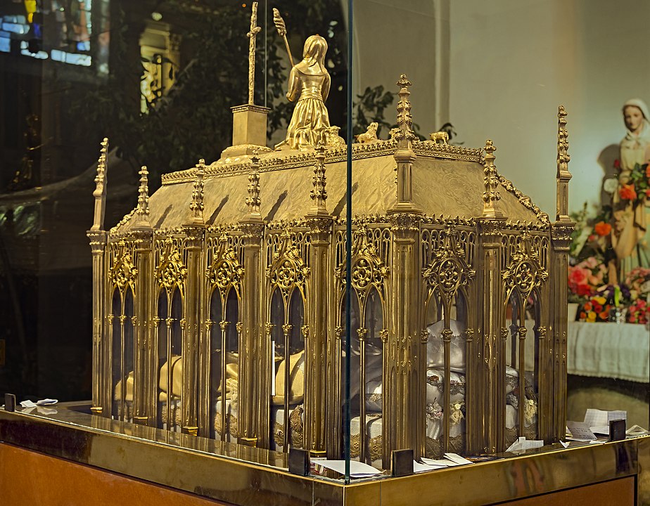 Relikwiarz św Germaine, fot. Didier Descouens - Praca własna, wikimedia (na licencji CC BY-SA 4.0)