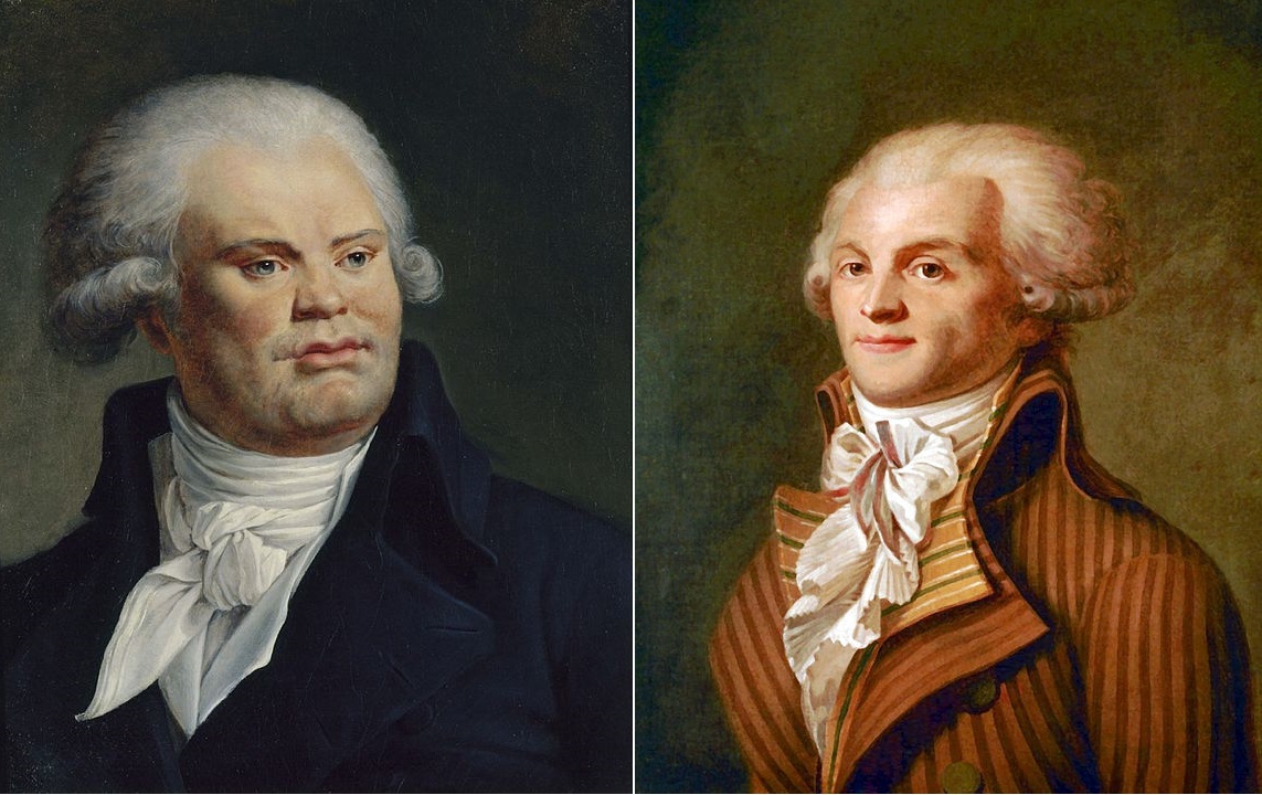 Georges Danton (po lewej) i Maximilien de Robespierre - to ich zagrali odpowiednio Gérard Depardieu i Wojciech Pszoniak w filmie "Danton" Andrzej Wajdy, fot. wikimedia (domena publiczna)