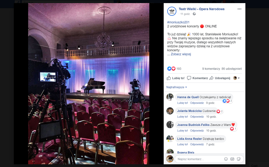 fot. Teatr Wielki - Opera Narodowa / Facebook