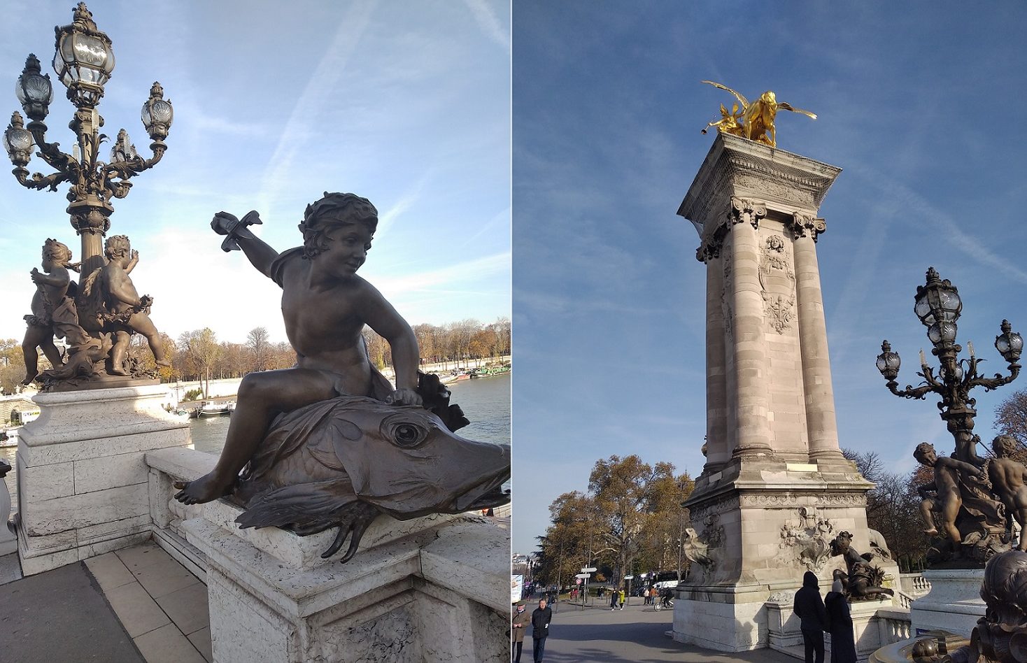 Most Aleksandra III w Paryżu (listopad 2019), PolskiFR/AH