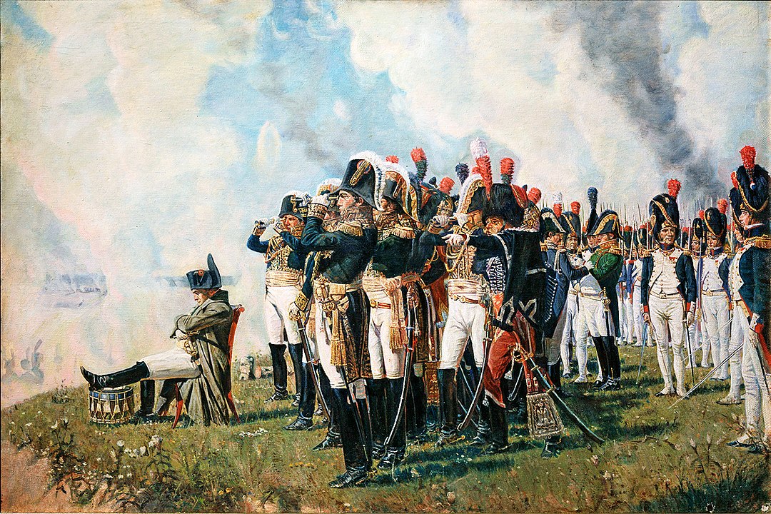 Napoleon pod Borodino, wikimedia (domena publiczna)