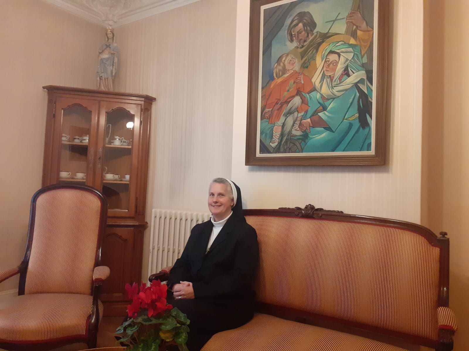Sr. Angela Marie Mazzeo, General Superior of the Sisters of the Holy Family of Nazareth/  PolskiFR/TS