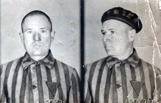 Franciszek Gajowniczek in the photographs from the KL Auschwitz camp files, credit. wikimedia (public domain)