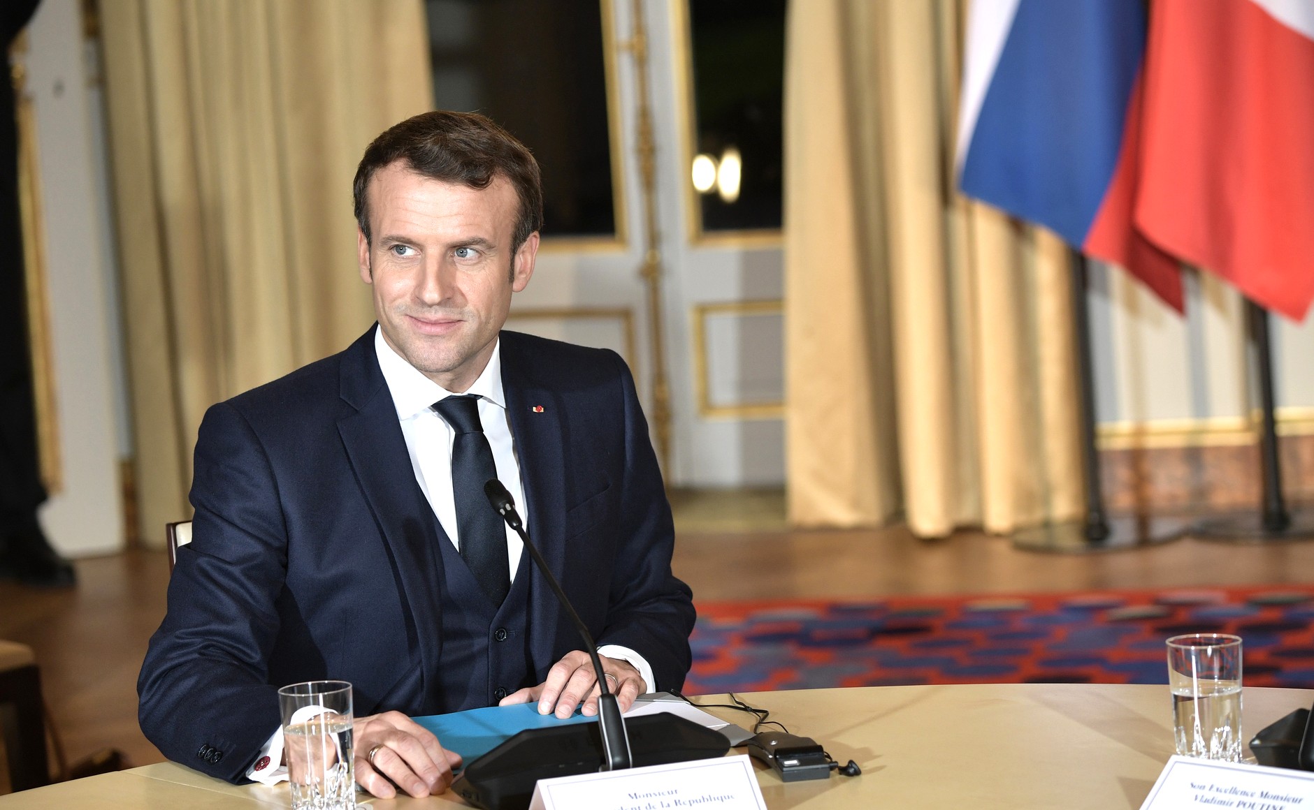 Emmanuel Macron w 2019 r., fot. Par Kremlin.ru, CC BY 4.0, https://commons.wikimedia.org/w/index.php?curid=84767497