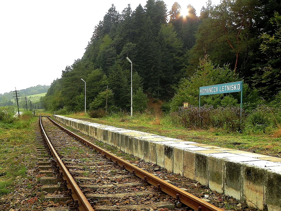 Komańcza - stacja, fot. s. Amata CSFN