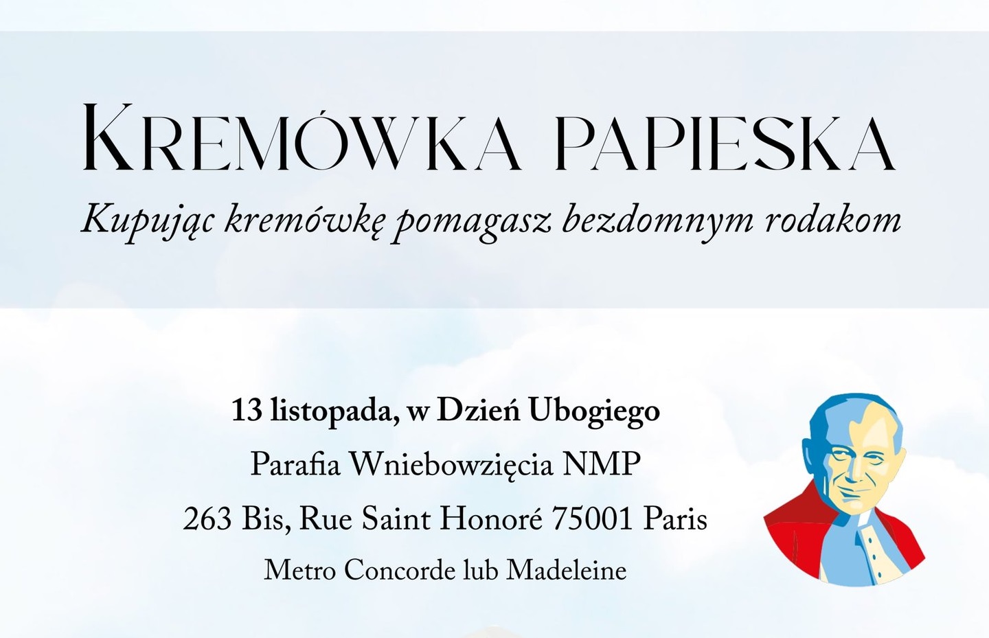 fot. Polska Parafia Wniebowzięcia Najświętszej Maryi Panny w Paryżu "Concorde"/ Facebook