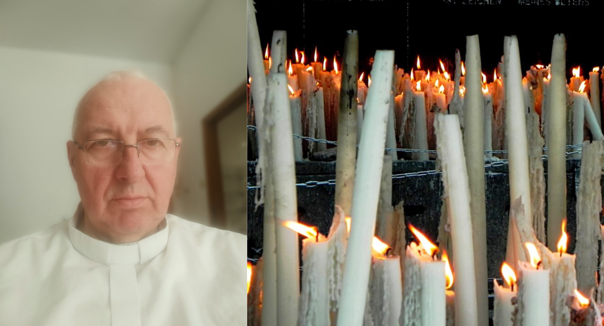 fot. ks. Tadeusz Domżał; świece w Lourdes, fot. s. Amata CSFN