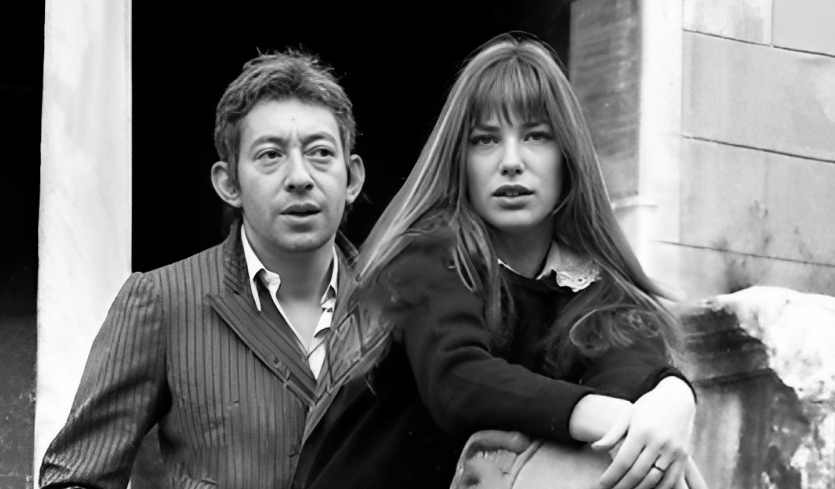 Serge Gainsbourg i Jane Birkin (1976), fot. wikimedia (domena publiczna)