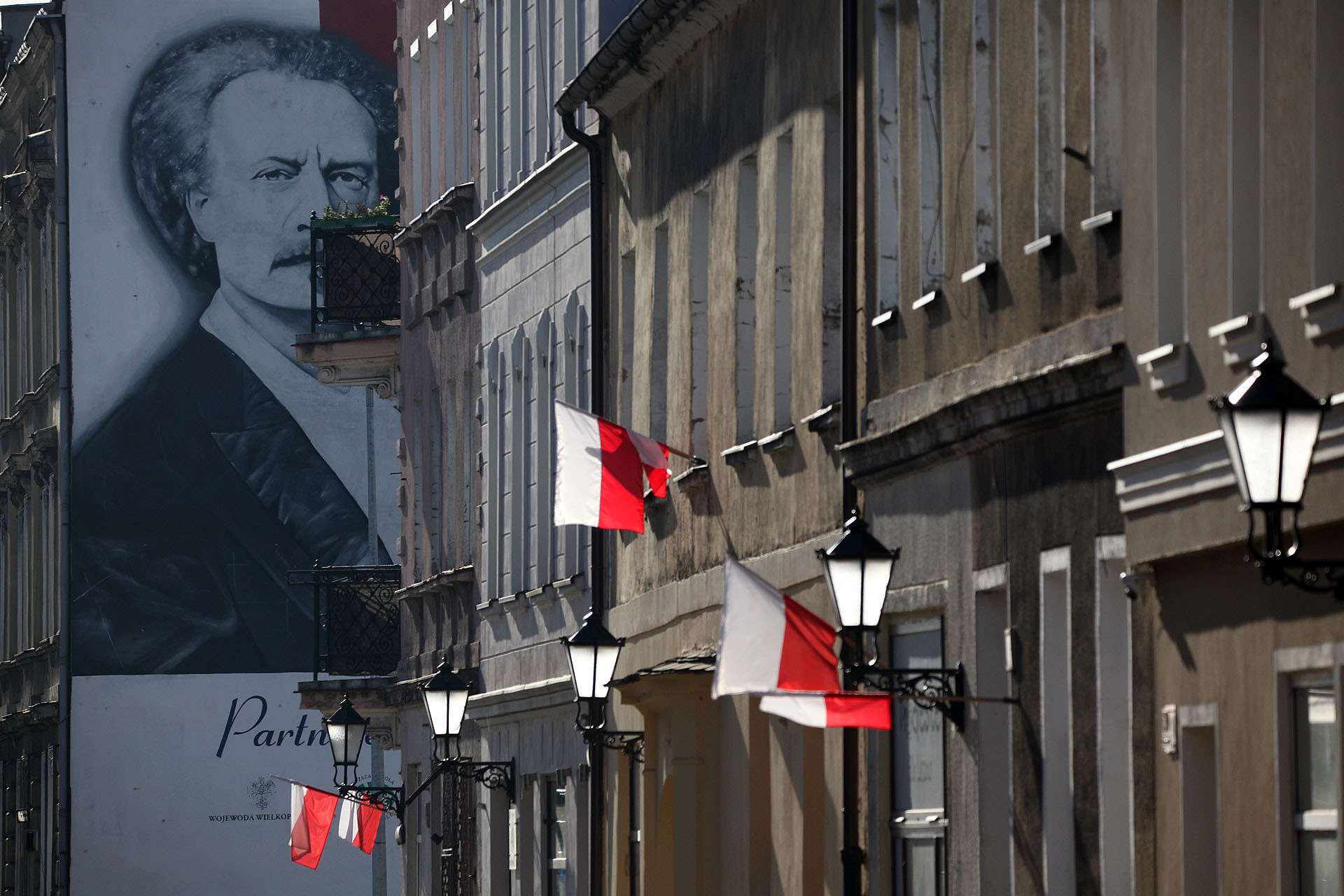 Ignacy Paderewski (mural). Święto Niepodległości, fot. Mirek Krajewski / FNS