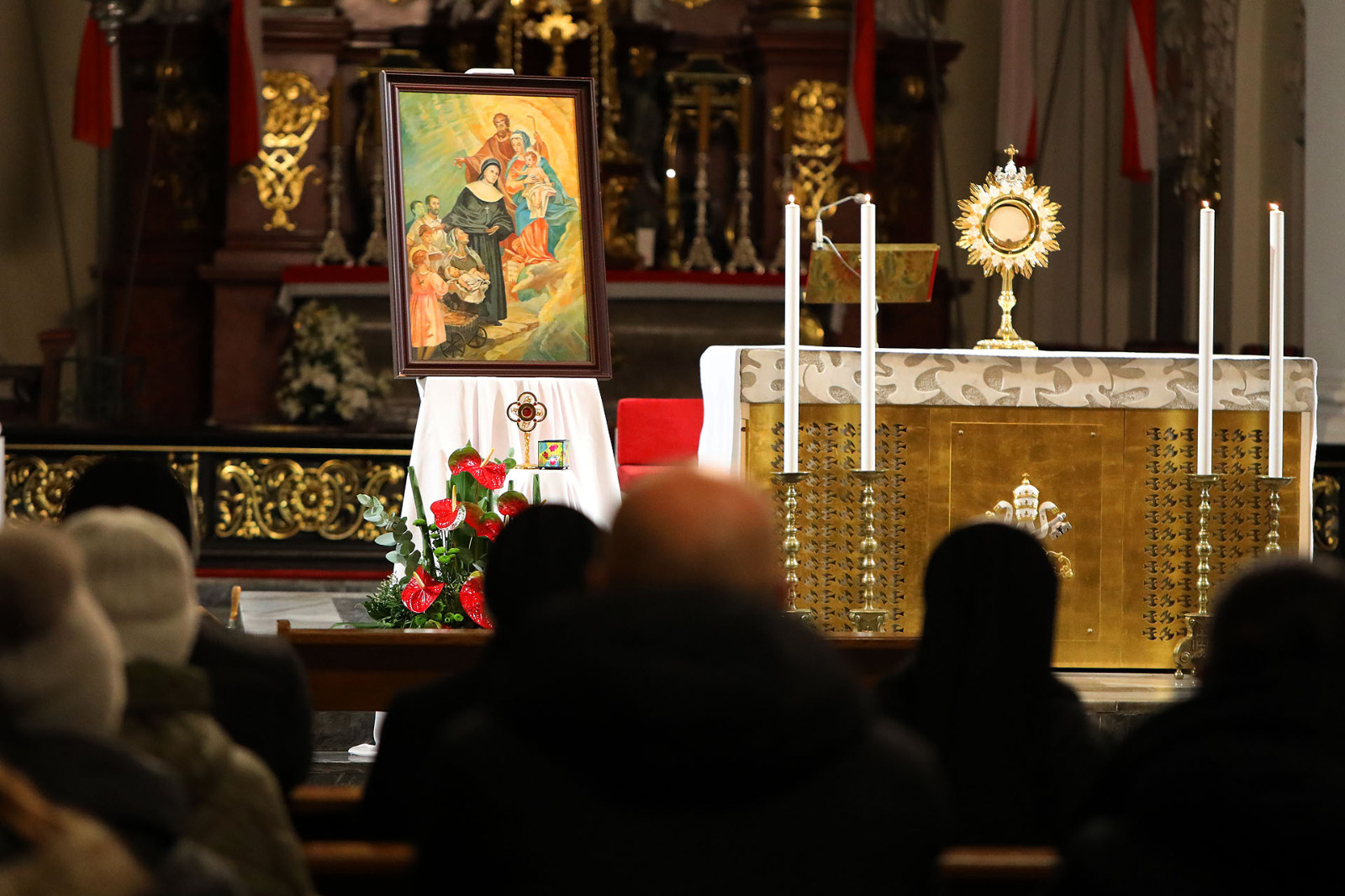 Preghiera per l'intenzione delle famiglie, foto di Mirek Krajewski / Family News Service