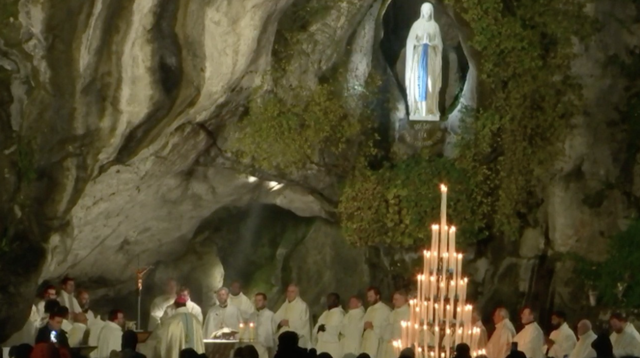 Inauguracja Jubileuszu w Lourdes, fot. Vatican Media / screen