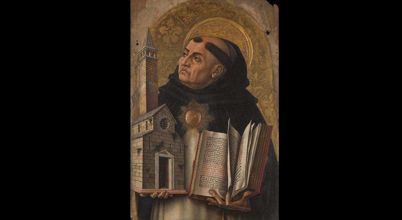 Portret św. Tomasza z Akwinu (Carlo Crivelli, 1476), fot. wikimedia (domena publiczna)
