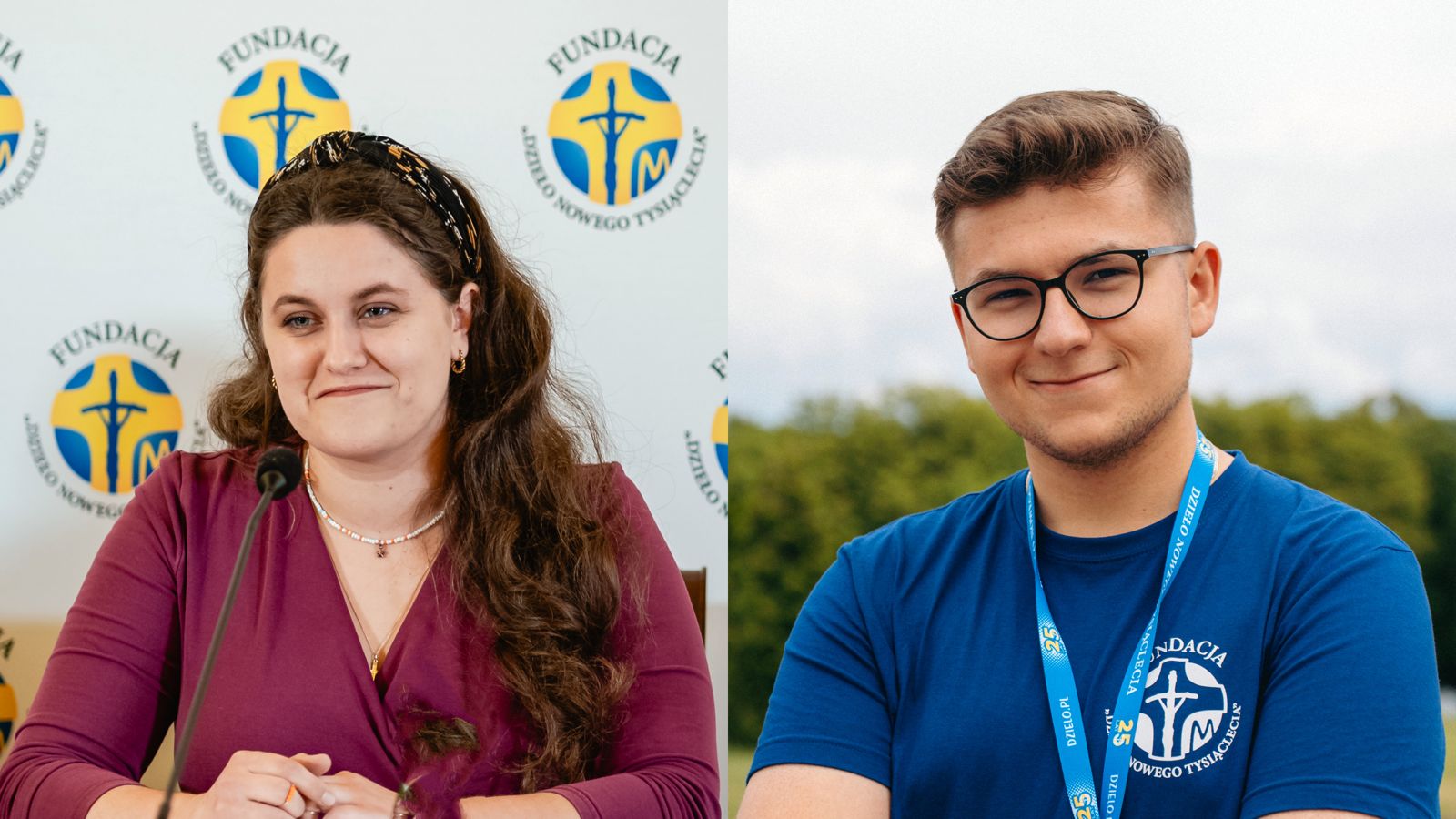 Anna i Kacper - stypendyści FDNT, fot. Fundacja Dzieło Nowego Tysiąclecia