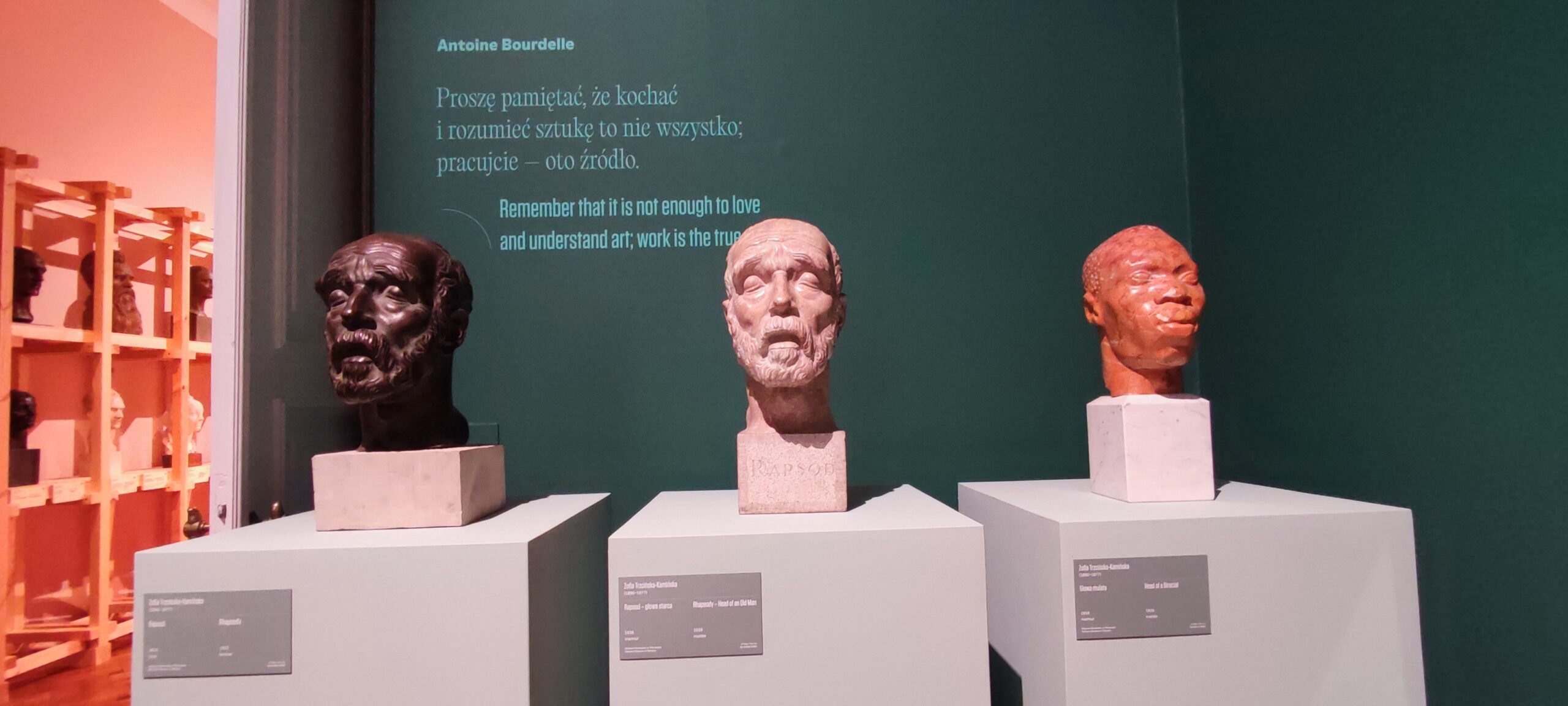 Zofia Trzcińska-Kamińska, studium głów, fot. Joanna Okarma