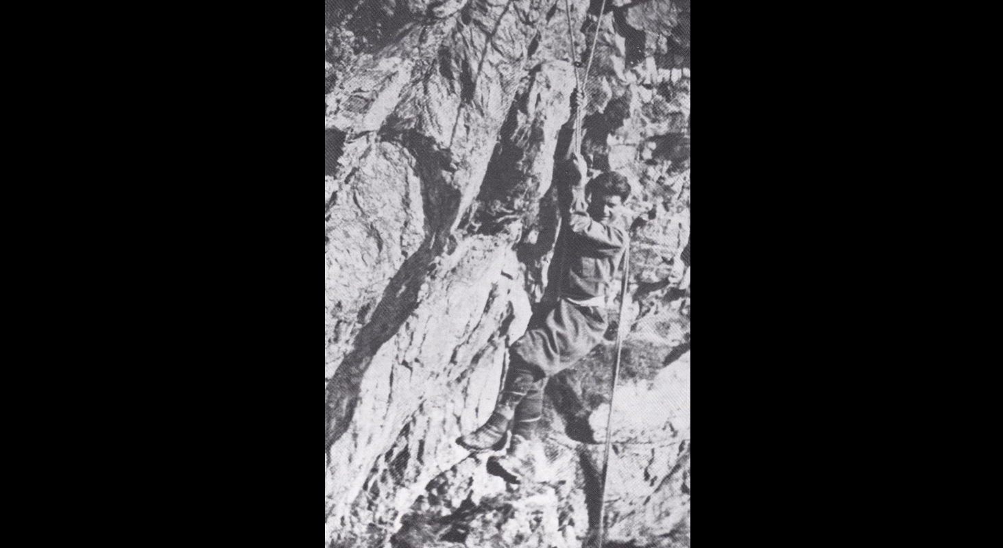 Pier Giorgio Frassati w górach, fot. Wikimedia (domena publiczna)