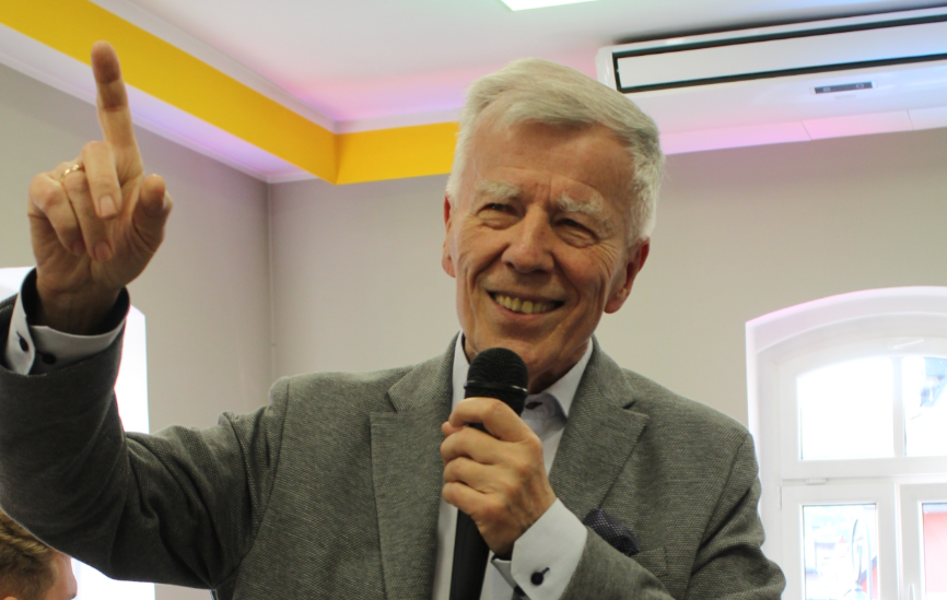 Prof. Jan Miodek, 2025, fot. Autorstwa Tomasz Leśniowski - Praca własna, CC BY-SA 4.0, https://commons.wikimedia.org/w/index.php?curid=167510358fot.