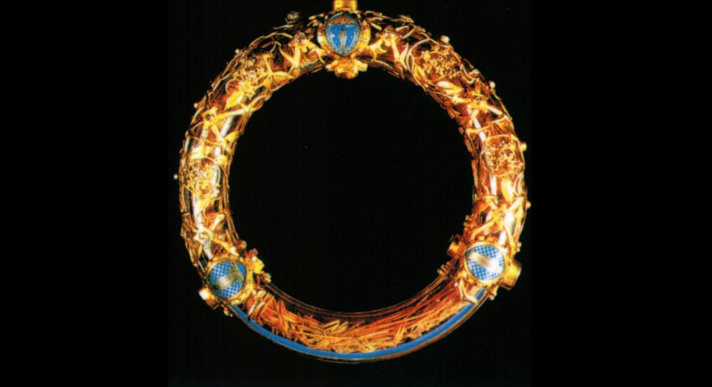 Relikwie korony cierniowej, fot. Autorstwa Autor nie został podany w rozpoznawalny automatycznie sposób. Założono, że to Gavigan (w oparciu o szablon praw autorskich). - Źródło nie zostało podane w rozpoznawalny automatycznie sposób. Założono, że to praca własna (w oparciu o szablon praw autorskich)., CC BY-SA 3.0, https://commons.wikimedia.org/w/index.php?curid=1681293
