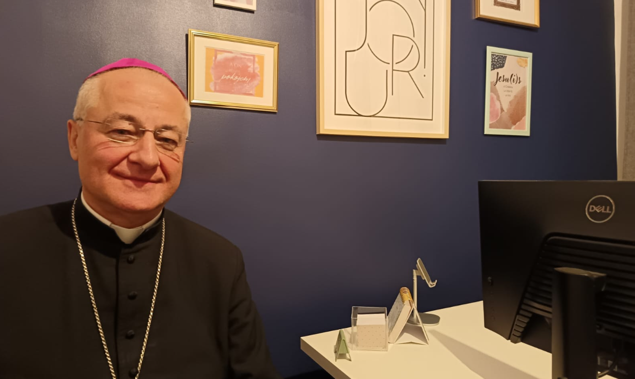 Bp Artur Ważny, fot. ks. Tomasz Sokół / Polskifr.fr