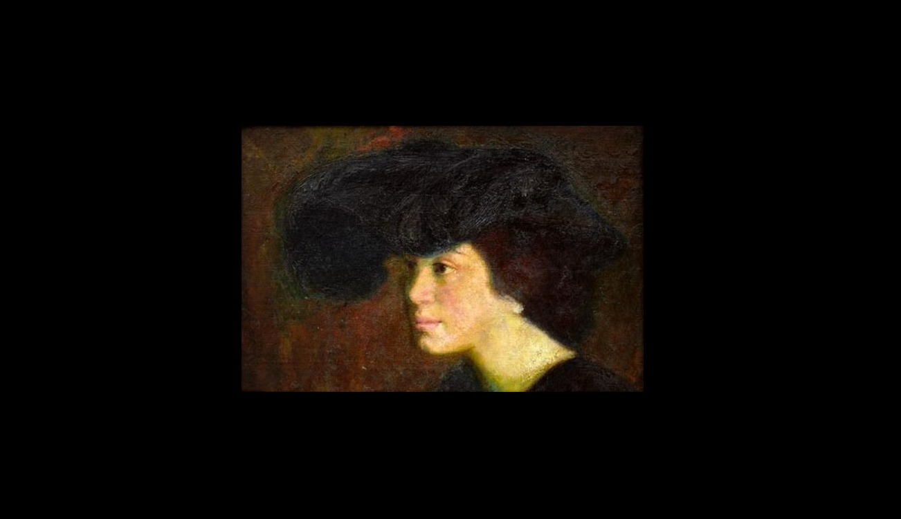 Portret Meli Muter, mal. Bolesław Nawrocki (1903), fot. Autorstwa Bolesław Nawrocki - www.muzeum.gliwice.pl, Domena publiczna, https://commons.wikimedia.org/w/index.php?curid=66946402